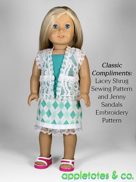 Cordelia Suit 18 Inch Doll Sewing Pattern