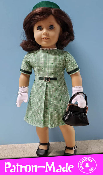 Corinne Dress Sewing Pattern for 18 Inch Dolls