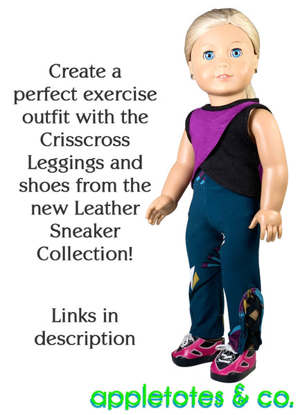 Cross Training Top Sewing Pattern for 18 Inch Dolls