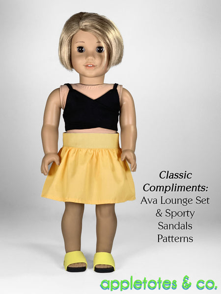 Dirndl Skirt 18 Inch Doll Sewing Pattern