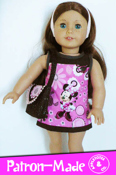 Edie Dress Sewing Pattern for 18 Inch Dolls