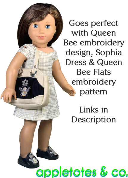 Europa Travel Bag Sewing Pattern for 18 Inch Dolls