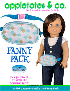 Fanny Pack Sewing Pattern for 18 Inch Dolls