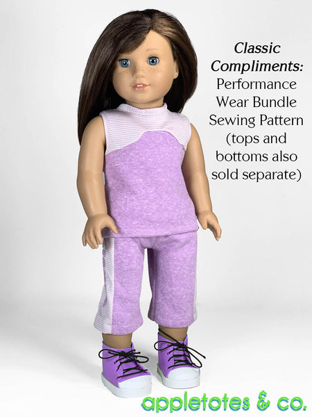 No-Sew Foam Sneakers 18 Inch Doll Pattern - SVG Files Included