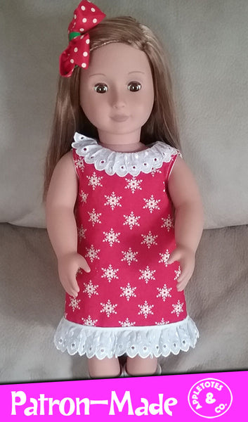 Free Mod Dress Sewing Pattern for 18" Dolls