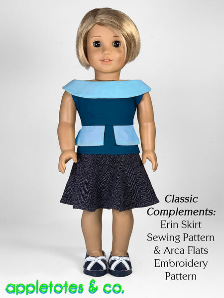 Ginny Blouse 18 Inch Doll Sewing Pattern