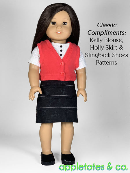 Heather Vest 18 Inch Doll Sewing Pattern