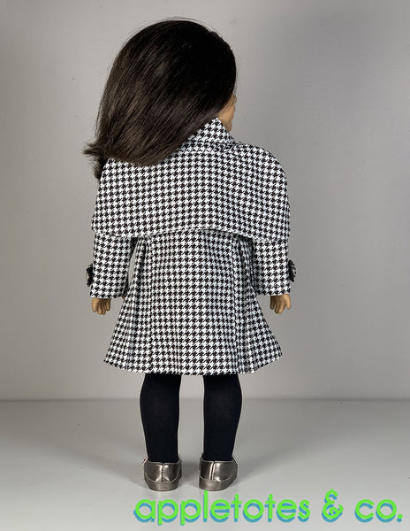 Holiday Coat 18 Inch Doll Sewing Pattern