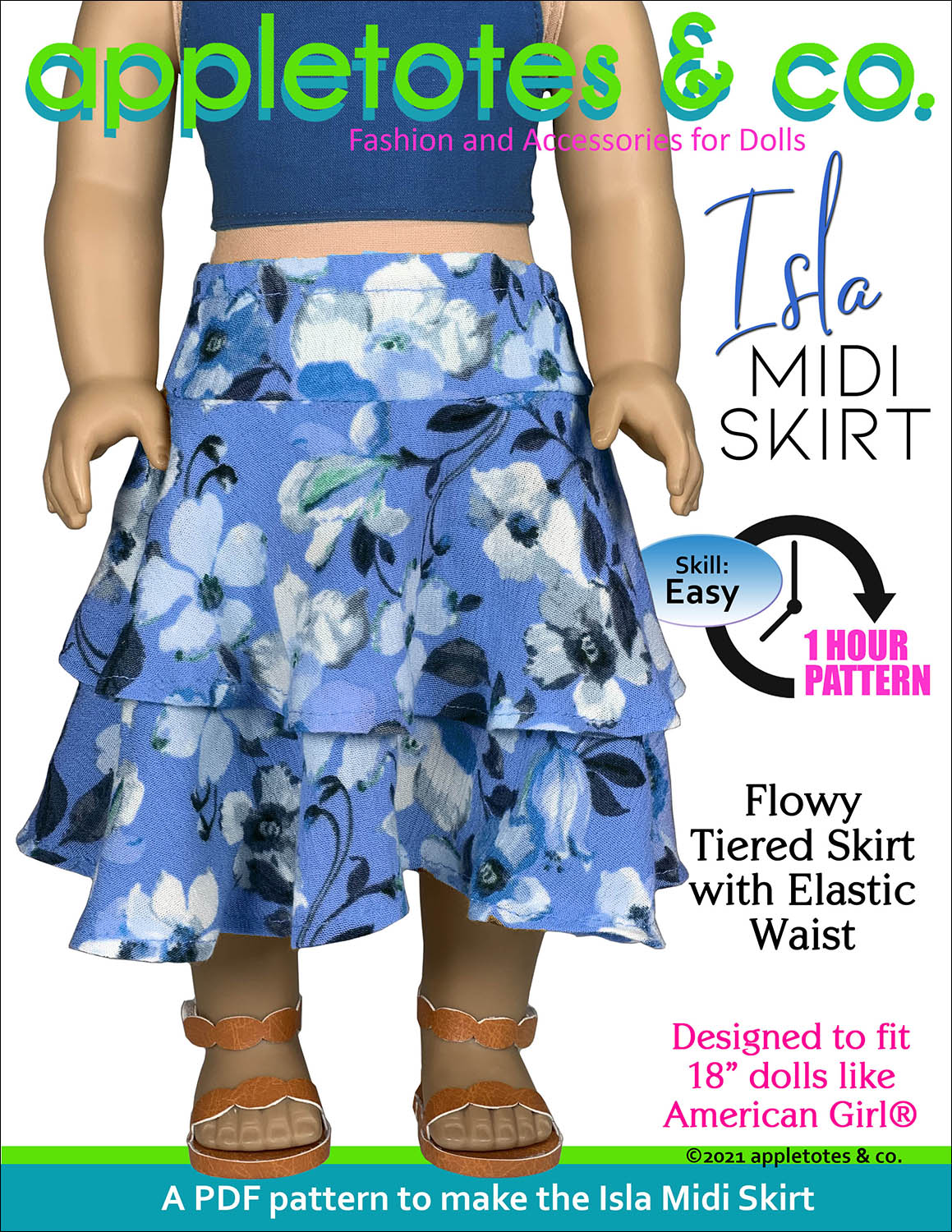 American Girl Doll Skirt Pattern