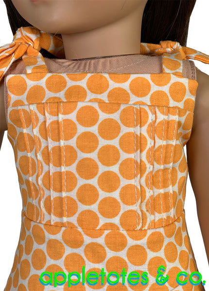 Jillian Maxi Dress Sewing Pattern for 18" Dolls