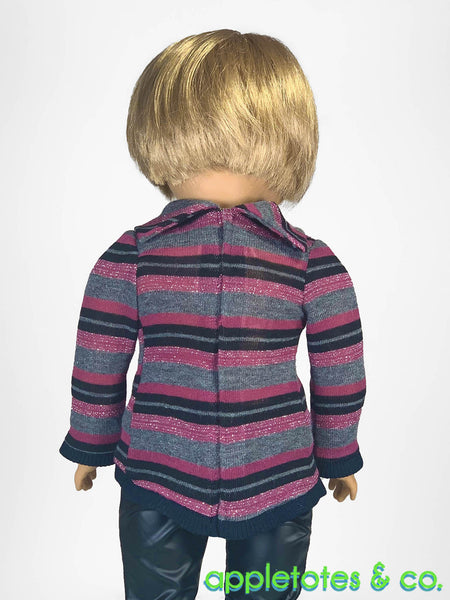 Justine Sweater 18 Inch Doll Sewing Pattern