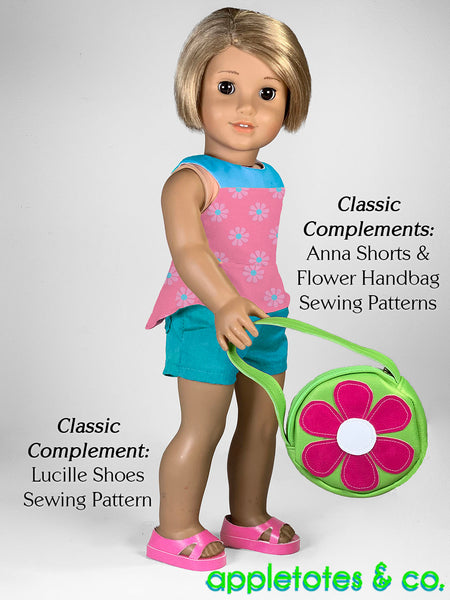 Kimmie Blouse 18 Inch Doll Sewing Pattern