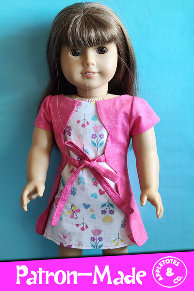 Kirsten Dress 18 Inch Doll Sewing Pattern