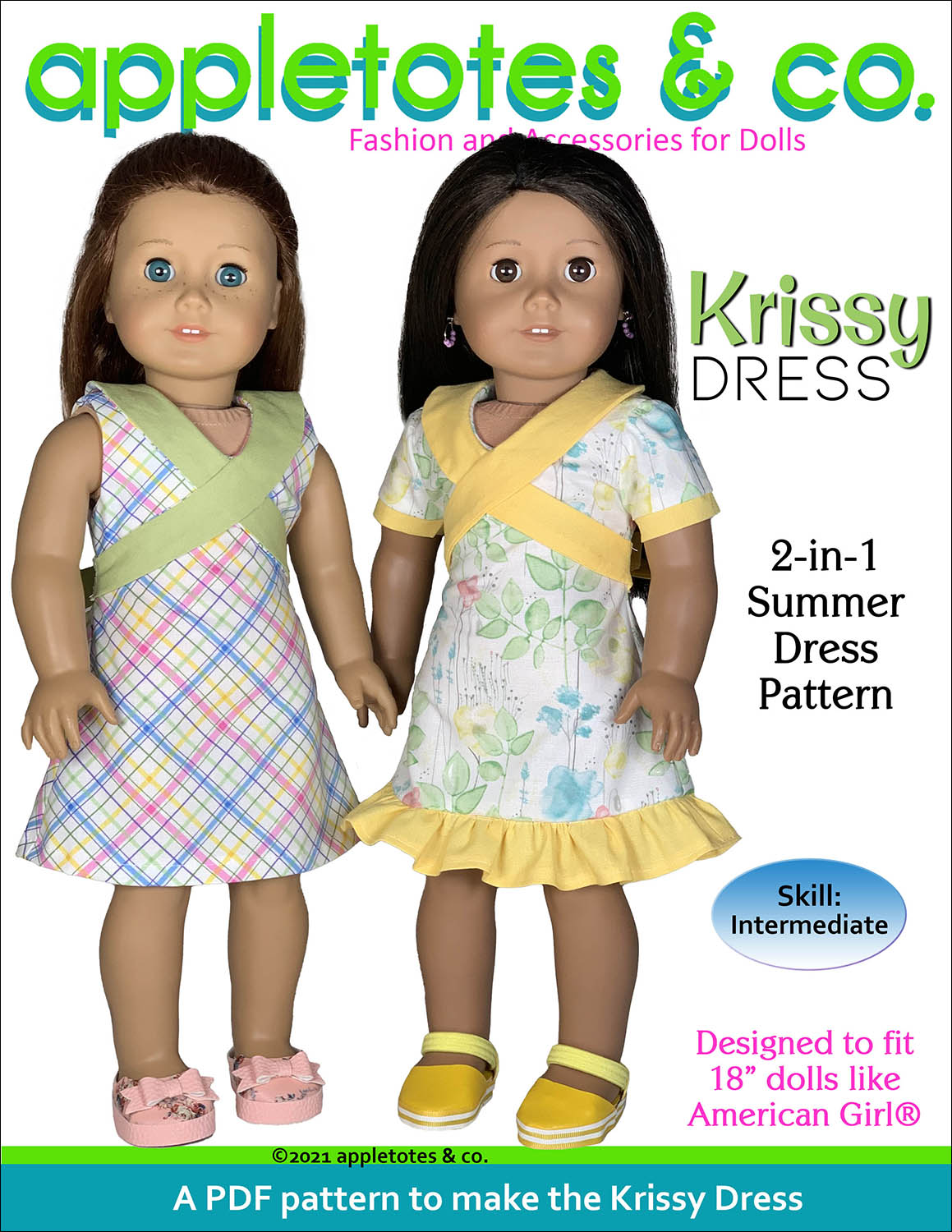 Krissy Dress 18 Inch Doll Sewing Pattern