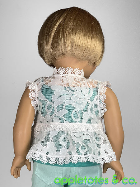Lacey Shrug 18 Inch Doll Sewing Pattern