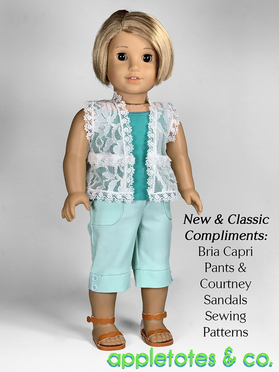 Lacey Shrug 18 Inch Doll Sewing Pattern – Appletotes & Co.