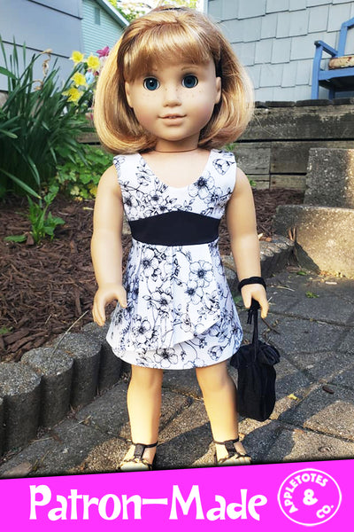 Leah Dress 18 Inch Doll Sewing Pattern