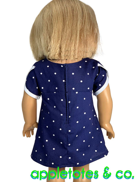 Lily Dress Sewing Pattern for 18 Inch Dolls