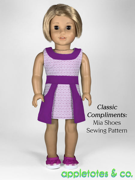 Lindy Dress 18 Inch Doll Sewing Pattern