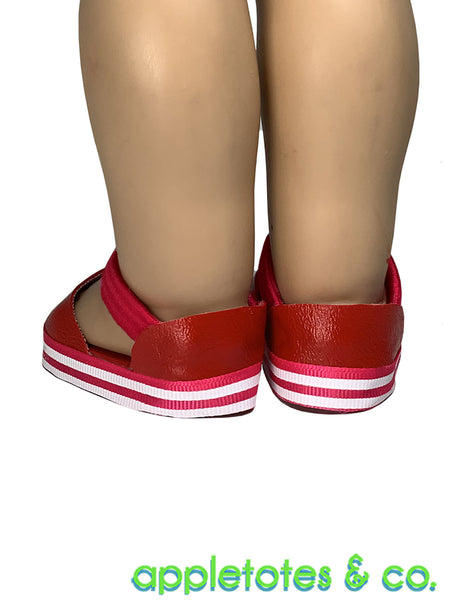 No-Sew Maggie Shoes 18 Inch Doll Pattern