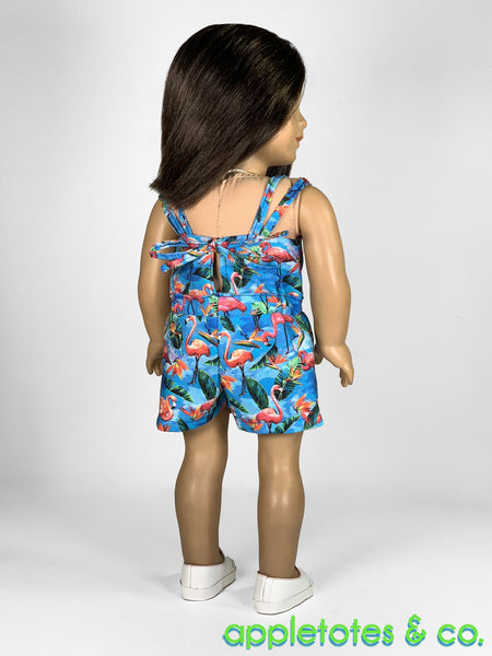 Malibu Romper + Dress 18 Inch Doll Sewing Pattern
