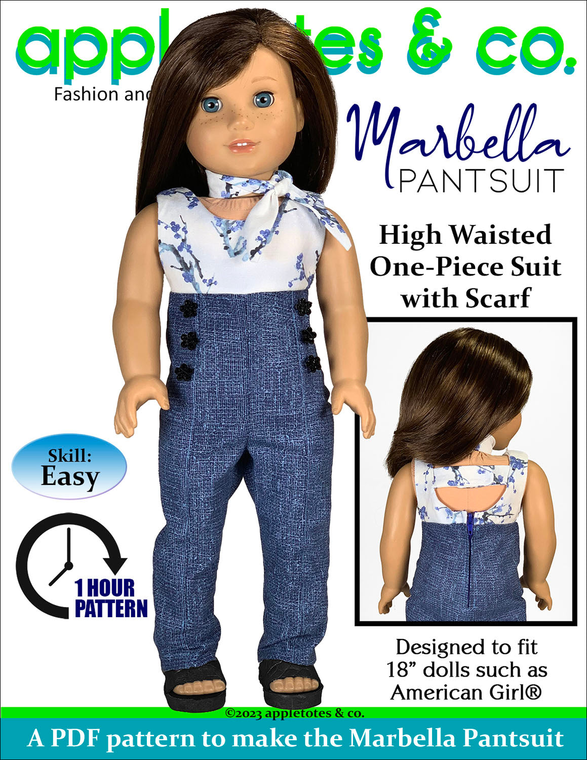 Doll mini pants
