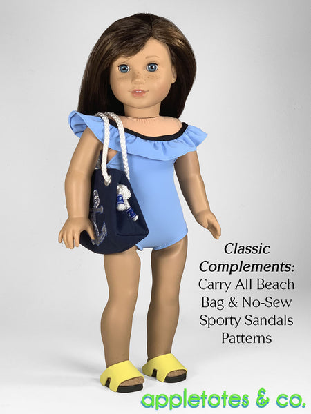 Maren Swimsuit 18 Inch Doll Sewing Pattern