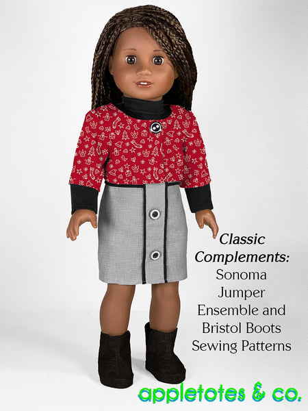 Margo Cropped Jacket 18 Inch Doll Sewing Pattern