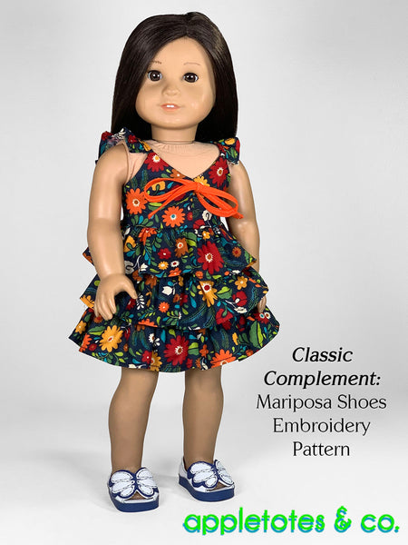 Maureen Dress 18 Inch Doll Sewing Pattern