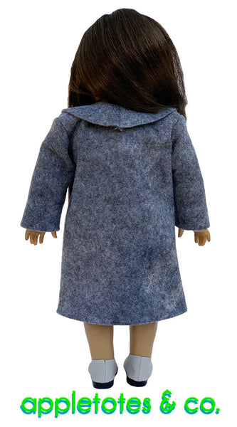 Meghan Coat Sewing Pattern for 18 Inch Dolls
