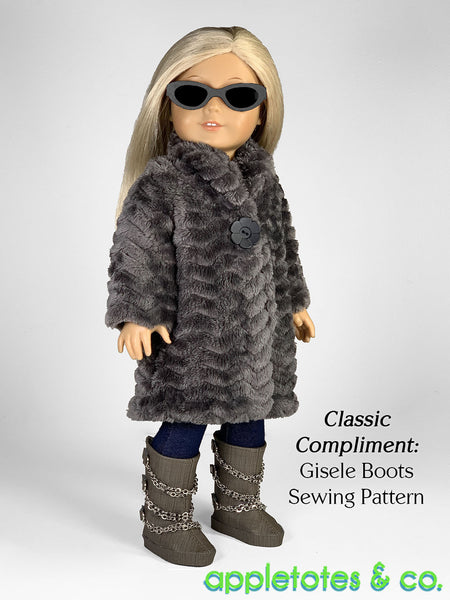Moira Fur Coat 18 Inch Doll Sewing Pattern