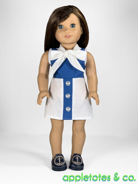 Monterey Dress 18 Inch Doll Sewing Pattern