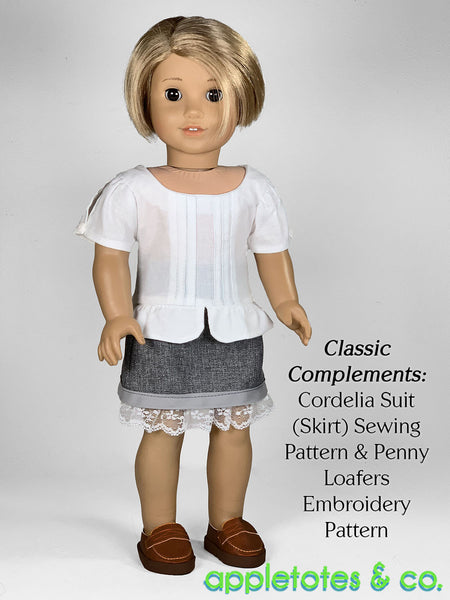 Nadine Top + Dress 18 Inch Doll Sewing Pattern