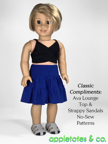 Naomi Skirt 18 Inch Doll Sewing Pattern