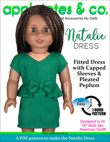 Natalie Dress 18 Inch Doll Sewing Pattern