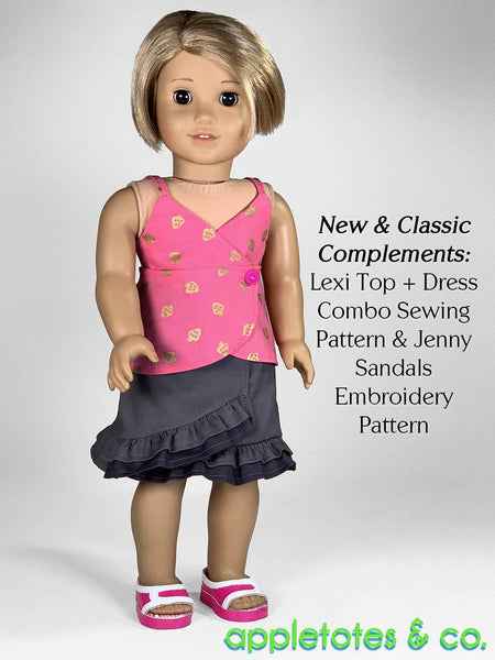 Norah Skirt 18 Inch Doll Sewing Pattern