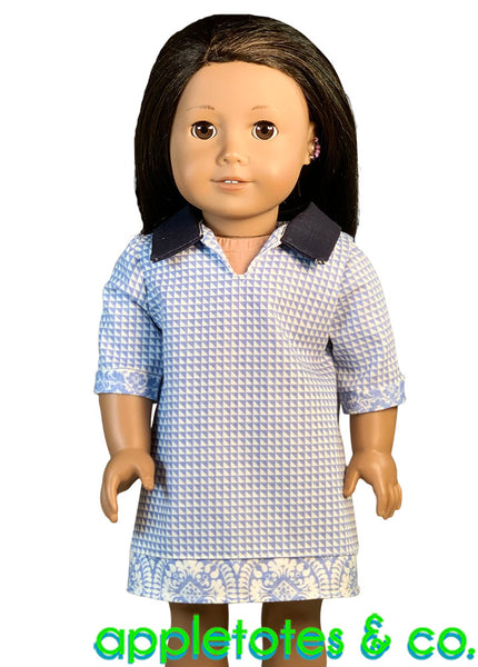 Palm Beach Tunic Sewing Pattern for 18 Inch Dolls