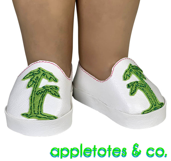 Palm Tree Flats ITH Embroidery Patterns for 18 Inch Dolls
