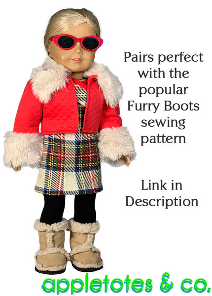 Parker Jacket 18 Inch Doll Sewing Pattern