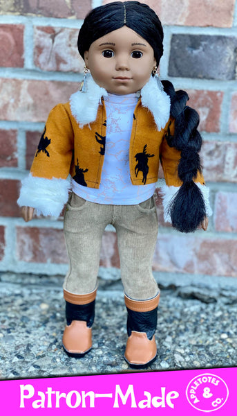 Darcy Boots 18 Inch Doll Sewing Pattern