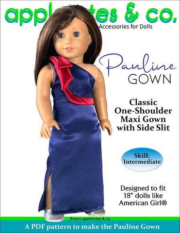 Pauline Gown 18 Inch Doll Sewing Pattern