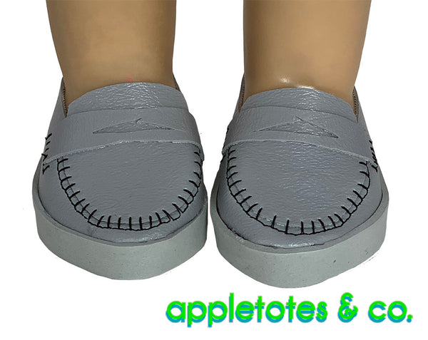 Penny Loafers Sewing Pattern for 14 Inch Dolls
