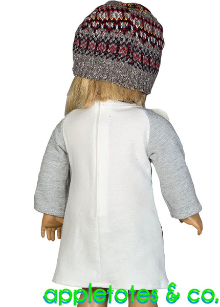 Polar Bear Dress 18 Inch Doll Sewing Pattern