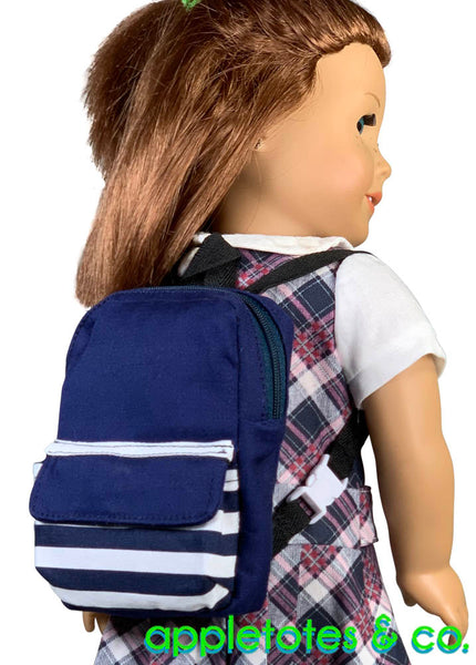 Prep School Backpack Sewing Pattern for 18 Inch Dolls