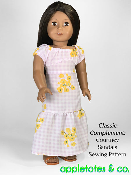 Reevah Dress 18 Inch Doll Sewing Pattern
