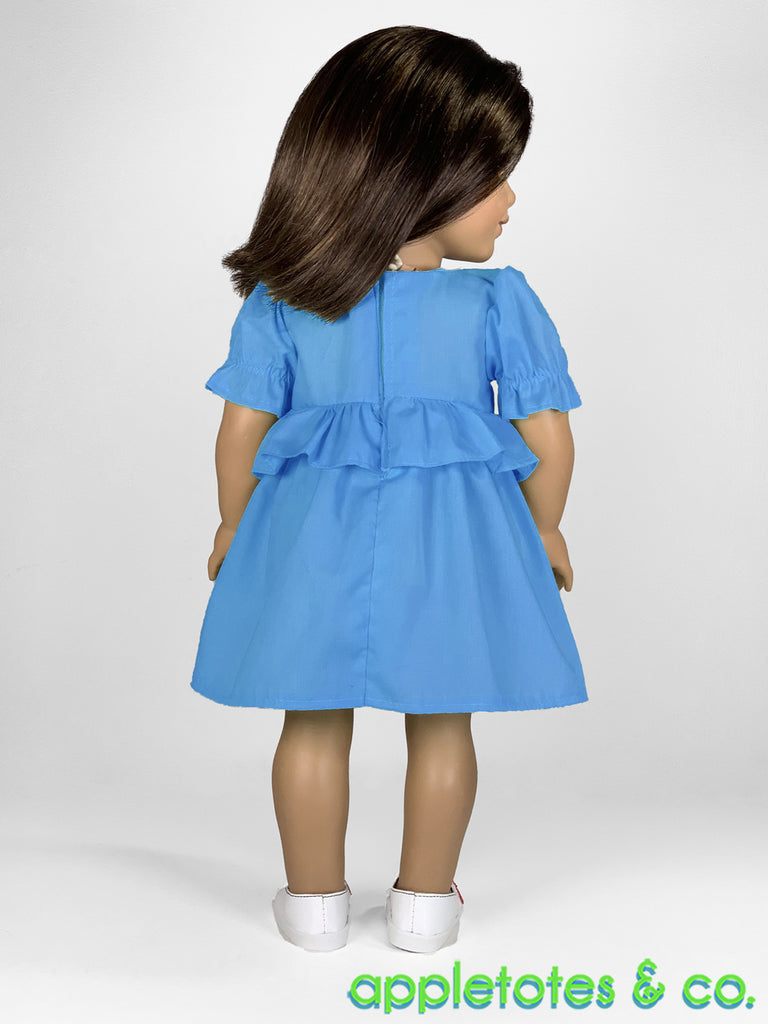 Samantha Top + Dress Combo 18 Inch Doll Sewing Pattern – Appletotes & Co.
