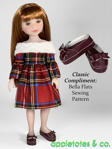 Serefina Dress Sewing Pattern for 14 Inch and 15 Inch Dolls