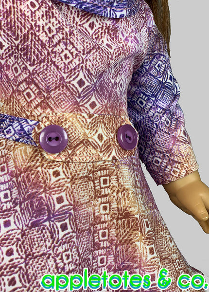 Sierra Dress Sewing Pattern for 18 Inch Dolls