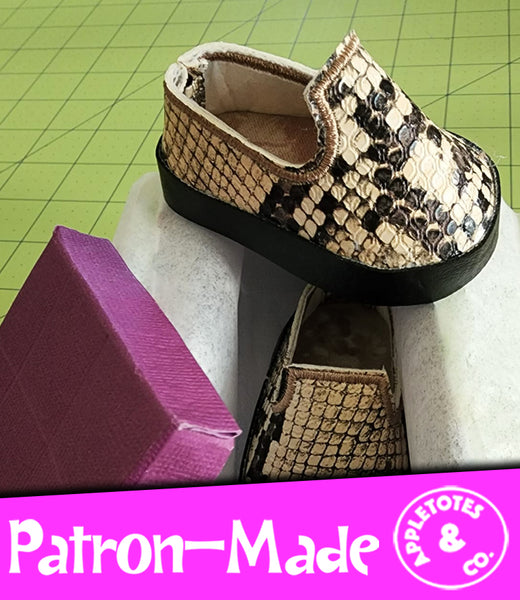 Signature Loafers ITH Embroidery Pattern for 18" Dolls