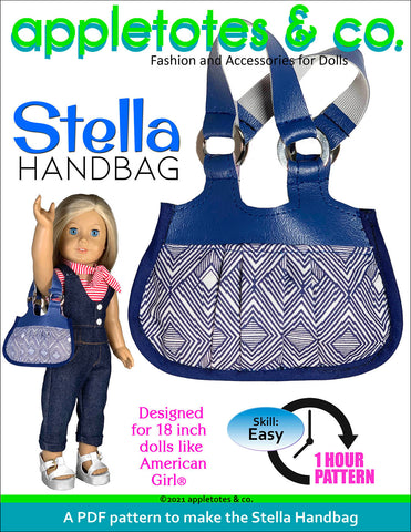 Stella Handbag 18 Inch Doll Pattern